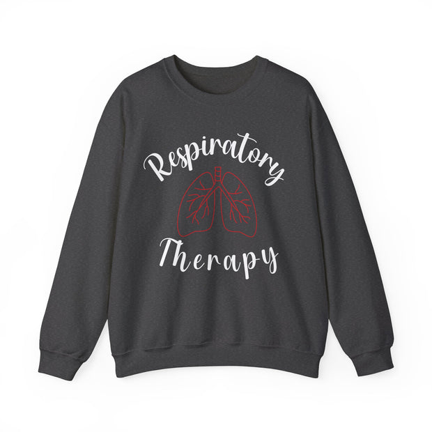 Respiratoy therapy crewneck sweatshirt, front