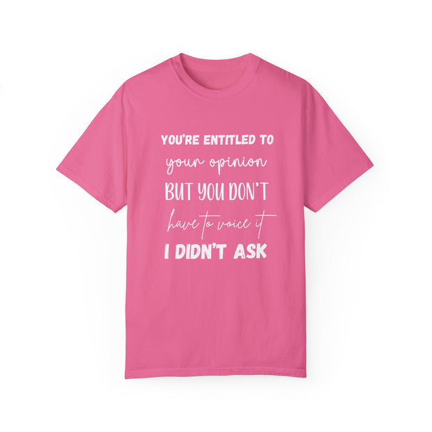 funny shirt, pink tshirt
