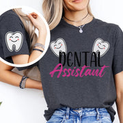 Dental Assistant Tee - smiley teeth - VanessaRae