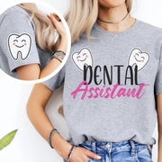 Dental Assistant Tee - smiley teeth - VanessaRae