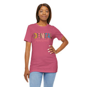 Dental Assistant Tee with Leopard Letters - VanessaRae