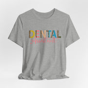 Dental Assistant Tee with Leopard Letters - VanessaRae