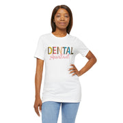 Dental Assistant Tee with Leopard Letters - VanessaRae