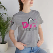 Dental Assistant Tee with Pink and Black Design - VanessaRae