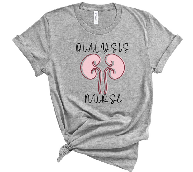 grey dialysis nurse shirt