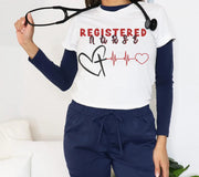 Registered nurse shirt - faith - VanessaRae