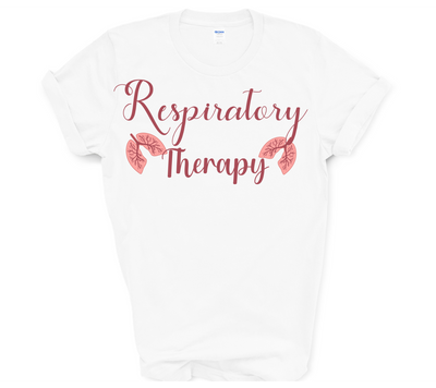 white respiratory therapy tshirt 