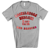 grey respiratory therapy tshirt-keep calm and breathe