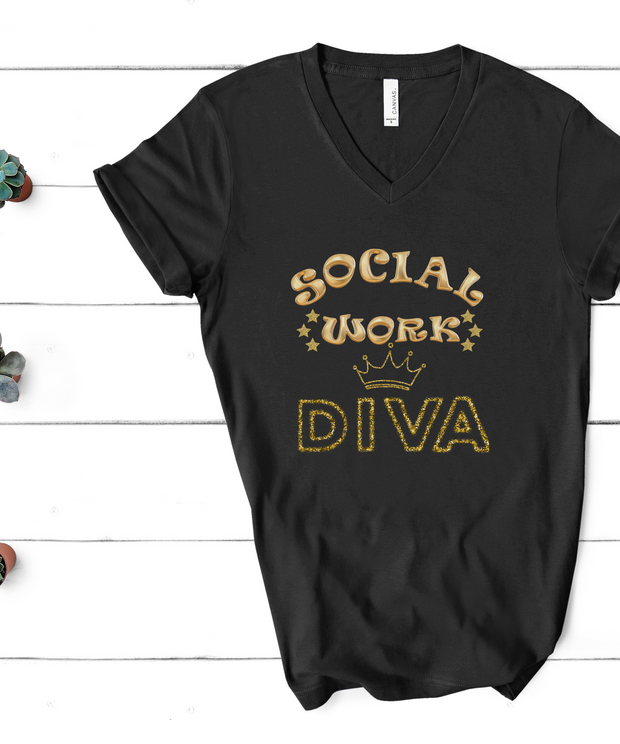 Social Worker Shirt-  Diva