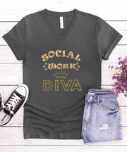 Social worker shirts scrub tops 